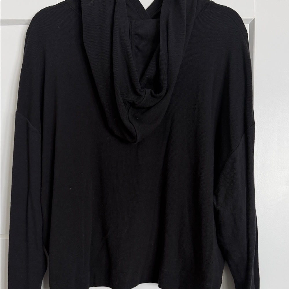 Athleta Black Hooded Top - Picture 3 of 3